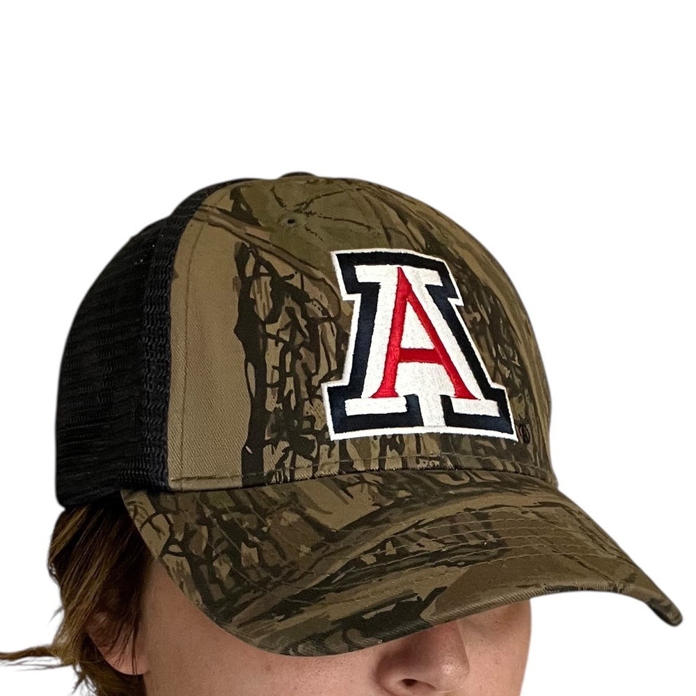 Arizona Wildcats Trucker Hat Camo Mesh Back A Logo Baseball Cap